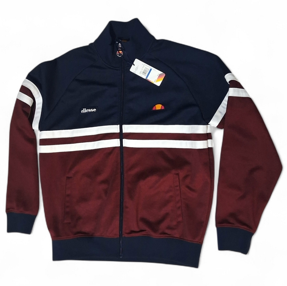 Ellesse Rimini Blue & Red Mens Track Top Size XL